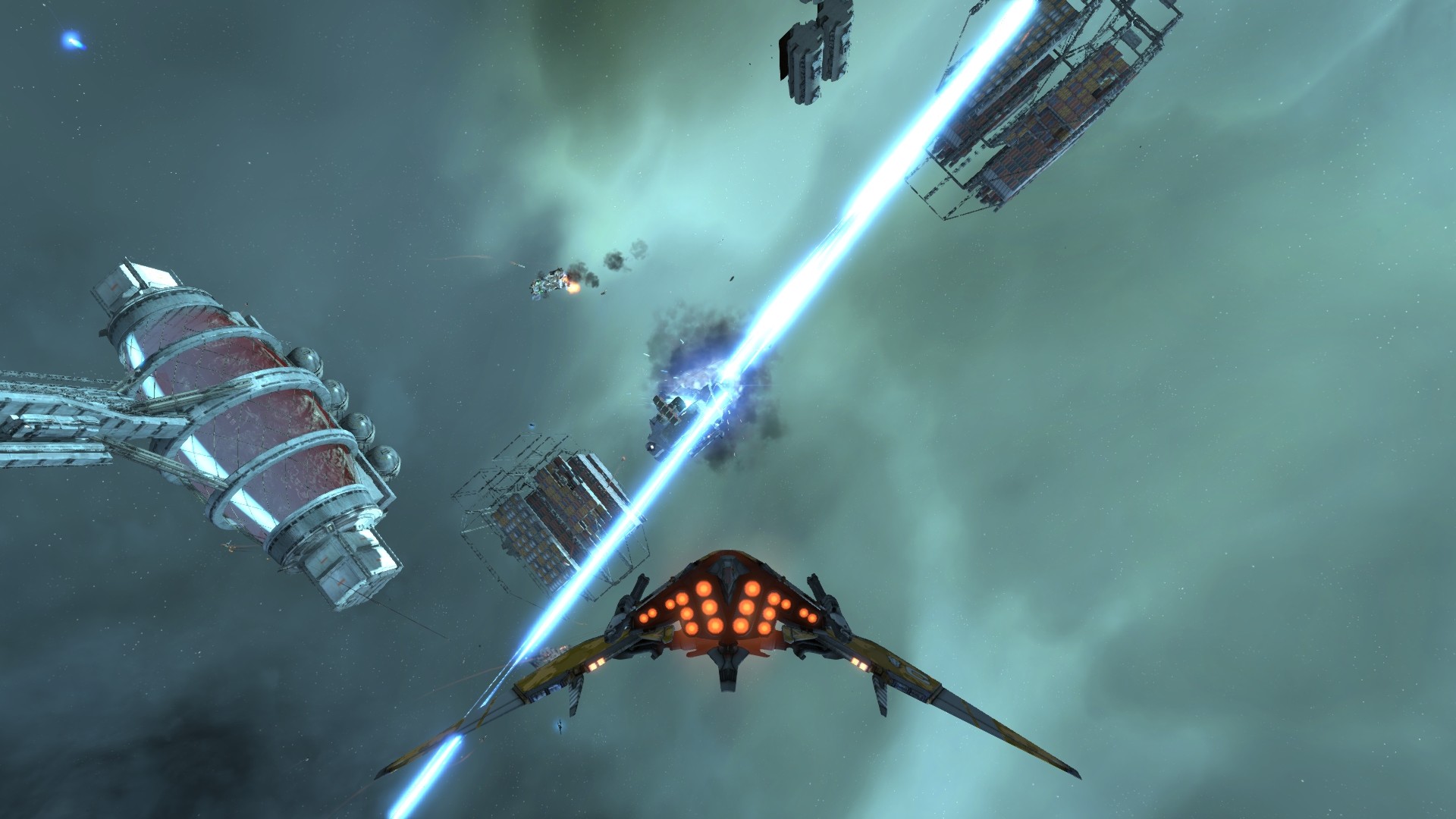 A fighter engagement in Angels Fall First